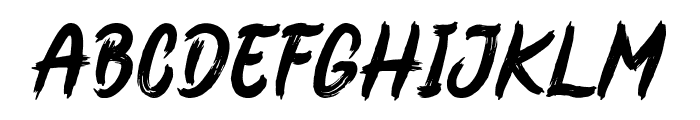 Scary Dance Font UPPERCASE