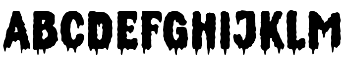 Scary Demon Font UPPERCASE