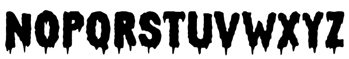 Scary Demon Font UPPERCASE