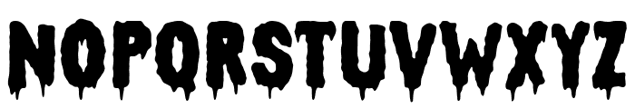 Scary Demon Font LOWERCASE