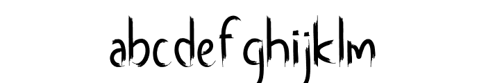 Scary Dreams Font LOWERCASE