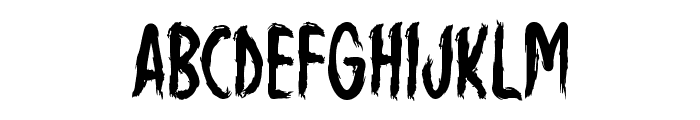 Scary Envision Font UPPERCASE