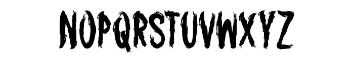 Scary Envision Font UPPERCASE