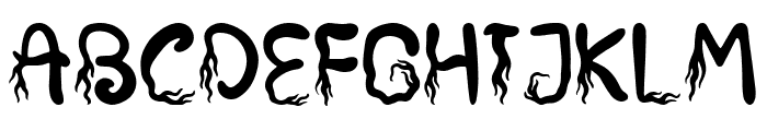 Scary Forest Font UPPERCASE