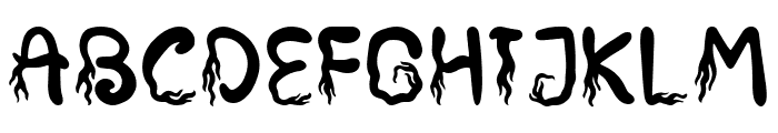 Scary Forest Font LOWERCASE