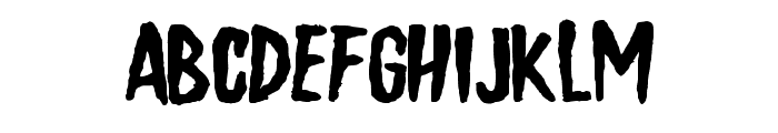 Scary Fright Regular Font UPPERCASE