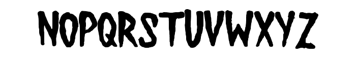 Scary Fright Regular Font UPPERCASE