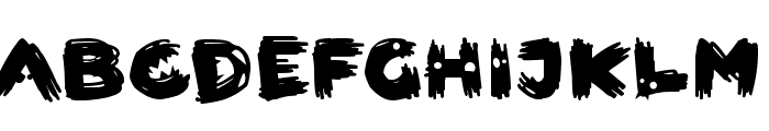 Scary HorrOrs Font LOWERCASE