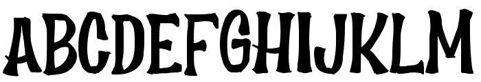 Scary House Font LOWERCASE
