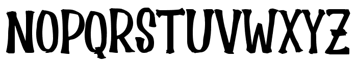 Scary House Font LOWERCASE