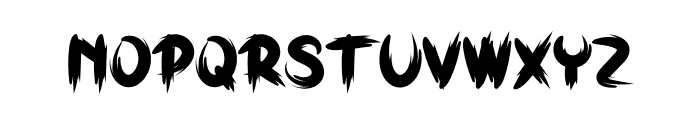 Scary Hunter Font LOWERCASE