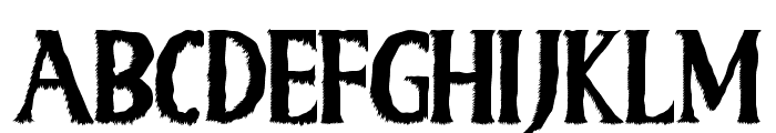 Scary Light Font UPPERCASE