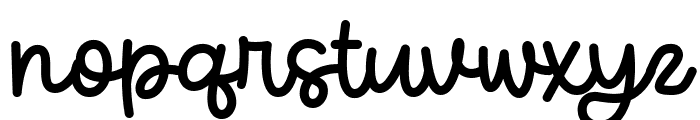 Scary Momster Script Font LOWERCASE