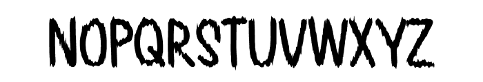 Scary Mystical Font LOWERCASE