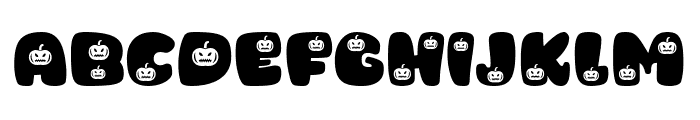 Scary Scream Font LOWERCASE