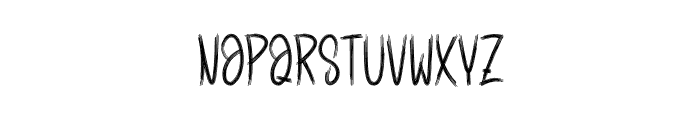 Scary Skul Font LOWERCASE