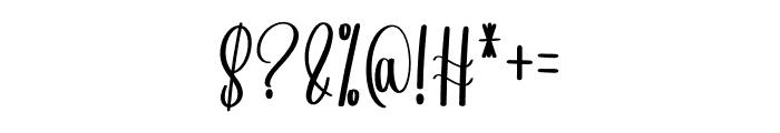 Scary Stylish Font OTHER CHARS
