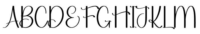 Scary Stylish Font UPPERCASE
