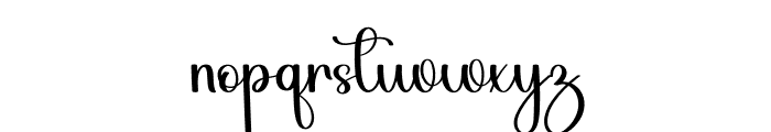 Scary Stylish Font LOWERCASE