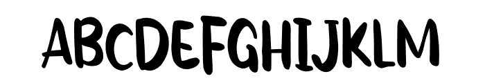 Scary Tones Font LOWERCASE