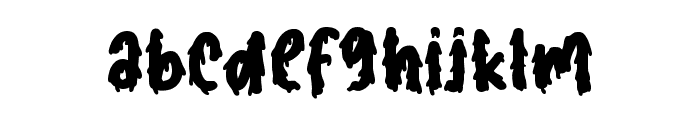 Scary Vampire Font LOWERCASE