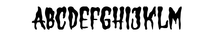 Scary Walker Font UPPERCASE