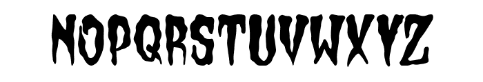 Scary Walker Font UPPERCASE