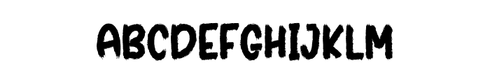 Scary Witch Font UPPERCASE