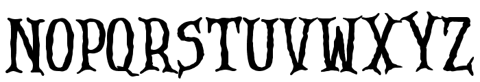 Scary Zombie Font LOWERCASE