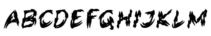 ScaryArt Font UPPERCASE