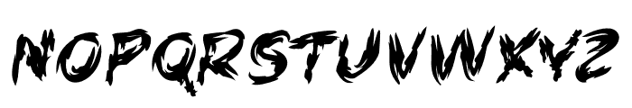 ScaryArt Font UPPERCASE