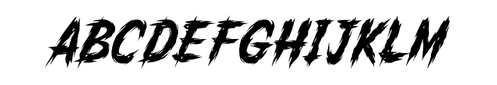 ScaryBrusher-Regular FONT