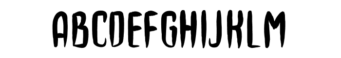 ScaryHouse Font UPPERCASE