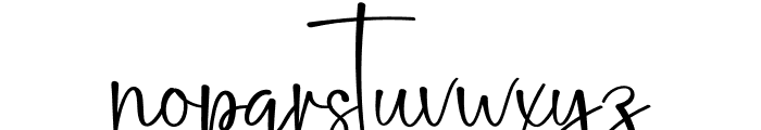 Scarynotes Font LOWERCASE