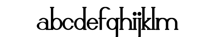 Scathing Brush Serif Font LOWERCASE