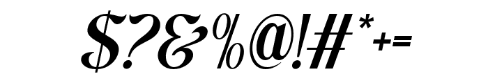 Schales-Italic Font OTHER CHARS