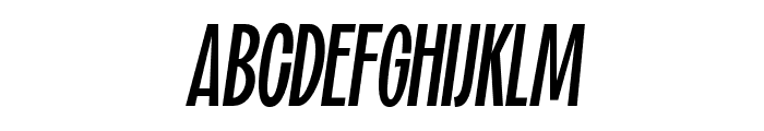 Schenior-Oblique Font LOWERCASE