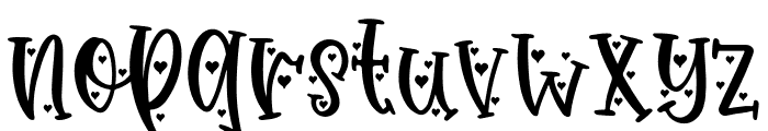 Schnookums Font LOWERCASE