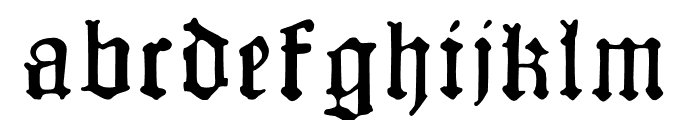 Schoeffer Font LOWERCASE
