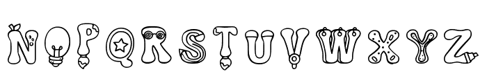 School 3 Regular Font UPPERCASE