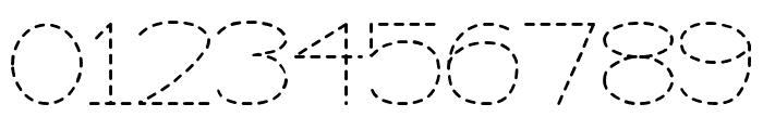School Dotted Font Regular Font OTHER CHARS