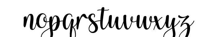 School Holiday Regular Font LOWERCASE