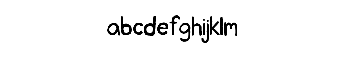 School Kid Regular Font LOWERCASE