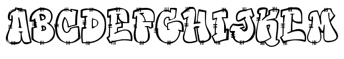 School Note Regular Font UPPERCASE
