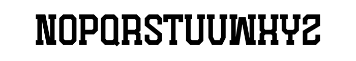 School Varsity Font LOWERCASE