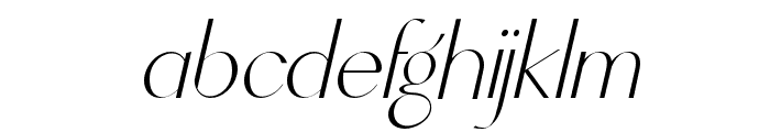 Schoonheid Italic Font LOWERCASE