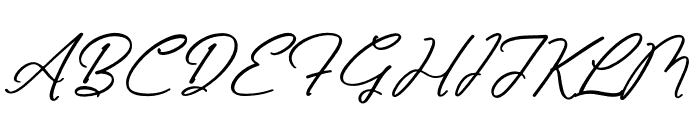 Schottely Italic Font UPPERCASE