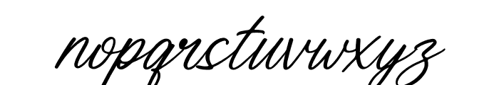 Schottely Italic Font LOWERCASE