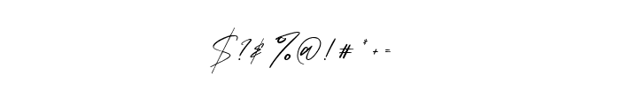 Schwitz signature Font OTHER CHARS