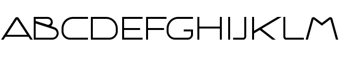 Science And Fiction Regular Font UPPERCASE